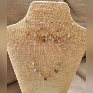 Monet genuine stone set